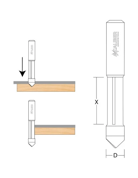 Axcaliber Pierce and Trim Cutter 🪚 Premium Woodworking Equipment | JetTools.bg