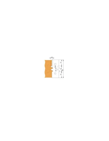 Axcaliber Reverse Glue Joint Cutter Head 🪚 Premium Woodworking Equipment | JetTools.bg