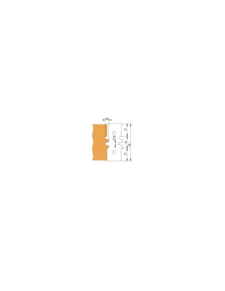 Axcaliber Reverse Glue Joint Cutter Head 🪚 Premium Woodworking Equipment | JetTools.bg