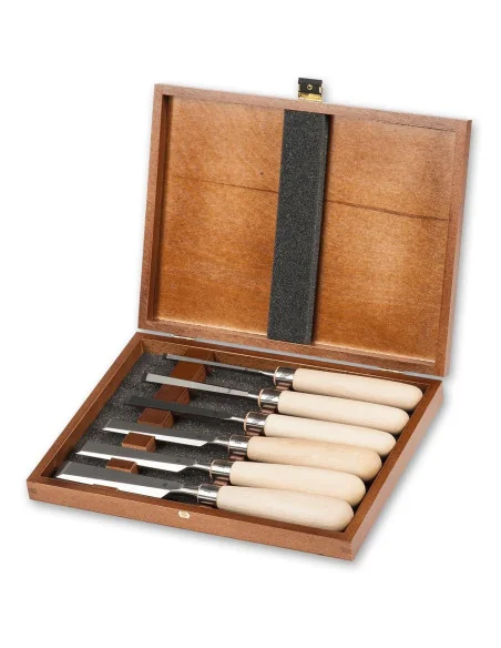 Axminster Rider 6 Piece Bevel Edge Chisel Set Hornbeam Handle 🪚 Премиум оборудване за дървообработка | JetTools.bg