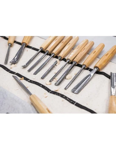 Axminster Workshop 12 piece Carving Chisel Set 🪚 Premium Woodworking Equipment | JetTools.bg