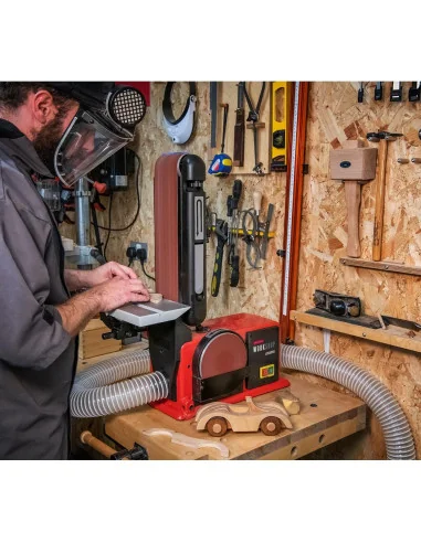Комбиниран шлайф лентов и дисков Axminster Workshop AW150BDS 🪚 Премиум оборудване за дървообработка | JetTools.bg