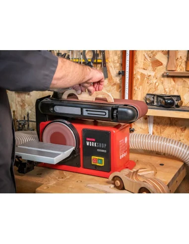 Комбиниран шлайф лентов и дисков Axminster Workshop AW150BDS 🪚 Премиум оборудване за дървообработка | JetTools.bg