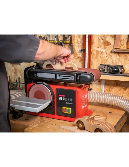 Комбиниран шлайф лентов и дисков Axminster Workshop AW150BDS 🪚 Премиум оборудване за дървообработка | JetTools.bg