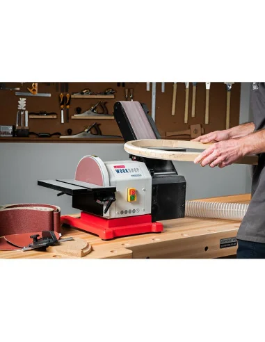 Лентов и дисков шлайф Axminster Workshop AW200BDS 🪚 Премиум оборудване за дървообработка | JetTools.bg