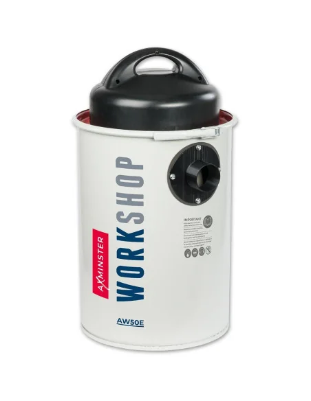 Аспирация преносима Axminster Workshop AW50E 50L 🪚 Премиум оборудване за дървообработка | JetTools.bg