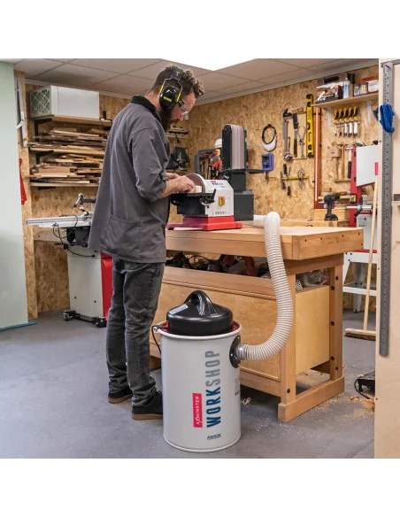 Аспирация преносима Axminster Workshop AW50E 50L 🪚 Премиум оборудване за дървообработка | JetTools.bg