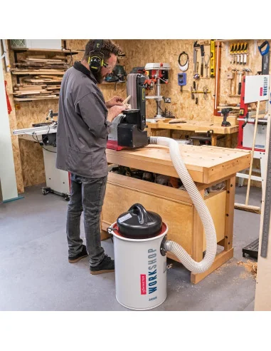 Аспирация преносима Axminster Workshop AW50E 50L 🪚 Премиум оборудване за дървообработка | JetTools.bg