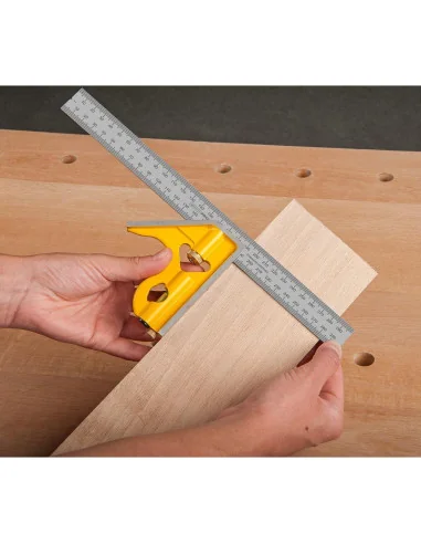 Axminster Professional Combination Square Metric 300mm 🪚 Premium Woodworking Equipment | JetTools.bg