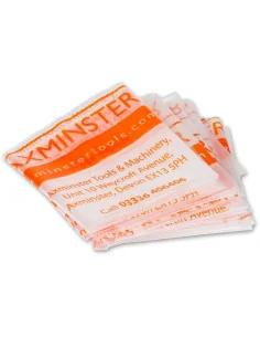 Axminster Workshop Waste Sacks 785 x 940mm - Orange (Pkt 10) 🪚 Premium Woodworking Equipment | JetTools.bg