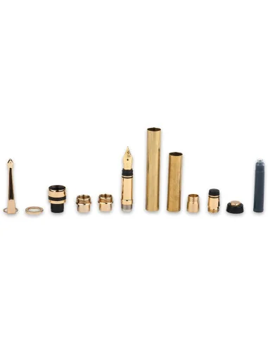Classic Elite2 Fountain Pen Kit - 24kt Gold 🪚 Premium Woodworking Equipment | JetTools.bg