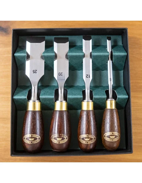 Crown 4 Piece Butt Chisel Set 🪚 Premium Woodworking Equipment | JetTools.bg