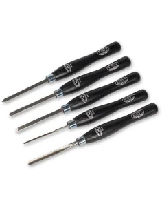 Crown 5 Piece Cryo Miniature Woodturning Tool Set 🪚 Premium Woodworking Equipment | JetTools.bg