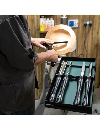 Crown 5 Piece Cryo Woodturning Tool Set 🪚 Premium Woodworking Equipment | JetTools.bg