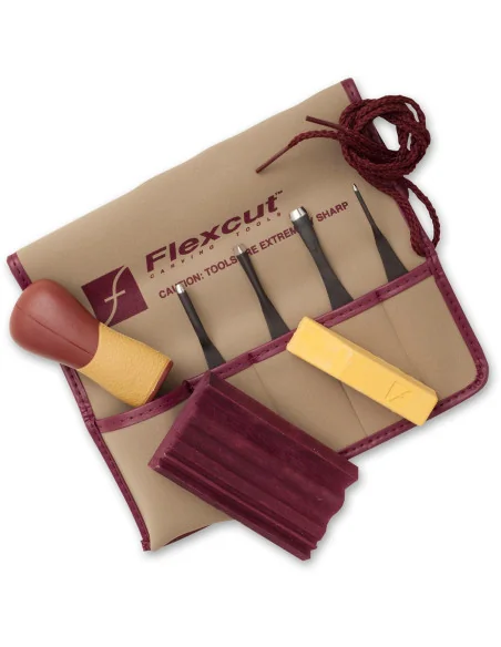 Flexcut SK130 5 Piece Printmaking Set 🪚 Premium Woodworking Equipment | JetTools.bg