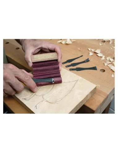 Flexcut Beginner Palm and Knife Set & Slip Strop - PACKAGE DEAL 🪚 Premium Woodworking Equipment | JetTools.bg