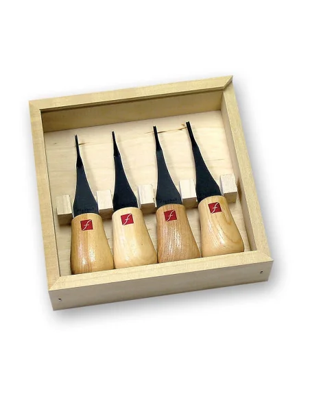 Flexcut FR804 4 Piece Micro Palm Set 🪚 Премиум оборудване за дървообработка | JetTools.bg