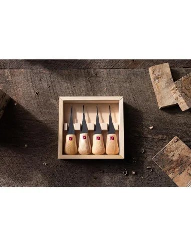 Flexcut FR804 4 Piece Micro Palm Set 🪚 Премиум оборудване за дървообработка | JetTools.bg
