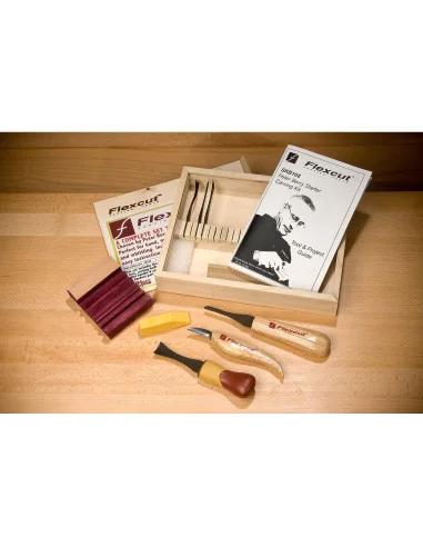 Flexcut SKB108 10 Piece Carving Starter Set 🪚 Премиум оборудване за дървообработка | JetTools.bg