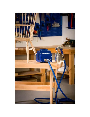Fuji Mini-Mite 4 Turbine Platinum Unit & T70 Suction Spray Gun 🪚 Премиум оборудване за дървообработка | JetTools.bg