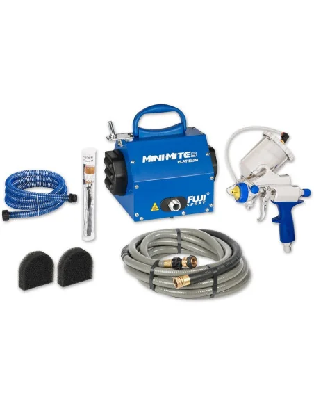 Fuji Mini-Mite 5 Turbine Unit & G-Xpc Gravity Spray Gun - PACKAGE DEAL 🪚 Премиум оборудване за дървообработка | JetTools.bg