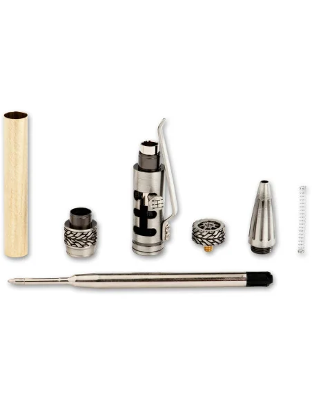 Gearshift Pen Kit - Antique Pewter 🪚 Premium Woodworking Equipment | JetTools.bg