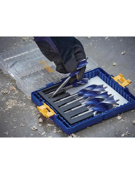IRWIN Blue Groove 6X Wood Bit 6 Piece Set 🪚 Premium Woodworking Equipment | JetTools.bg