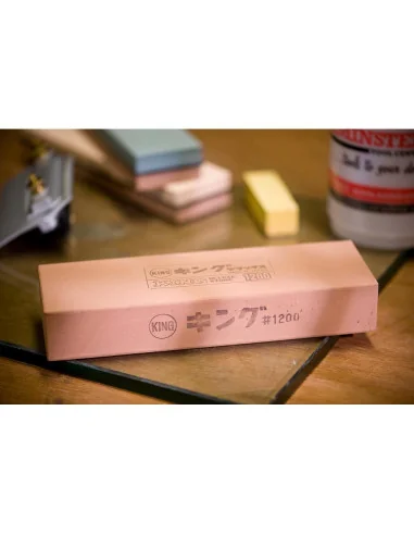 King Japanese Waterstone - Medium 1,200g 🪚 Premium Woodworking Equipment | JetTools.bg