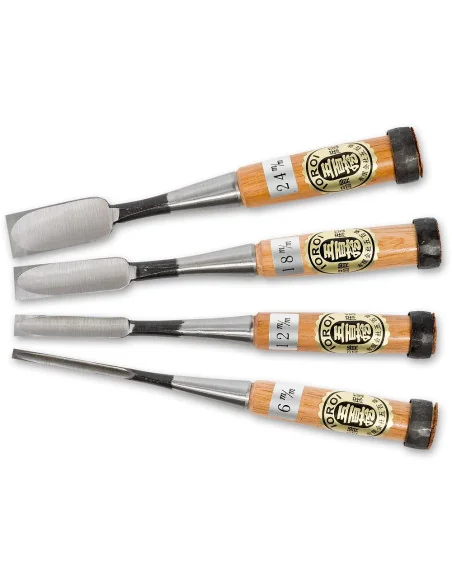 Ice Bear 4 Piece Japanese Oire Nomi Chisel Set 🪚 Premium Woodworking Equipment | JetTools.bg