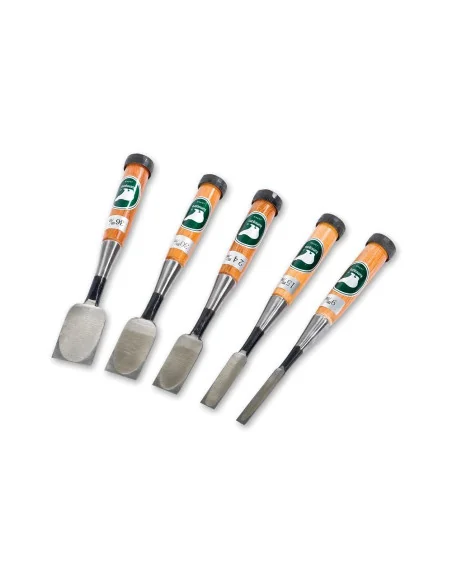 Ice Bear 5 Piece Japanese Oire Nomi Special Alloy Chisel Set 🪚 Premium Woodworking Equipment | JetTools.bg