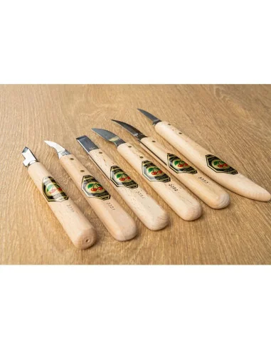 Kirschen 6 Piece Chip Carving Knife Set 🪚 Премиум оборудване за дървообработка | JetTools.bg