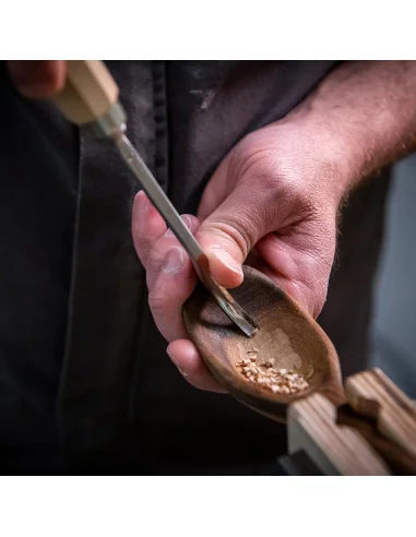 Kirschen Short Bent Gouge No.27, 6 Sweep 🪚 Premium Woodworking Equipment | JetTools.bg