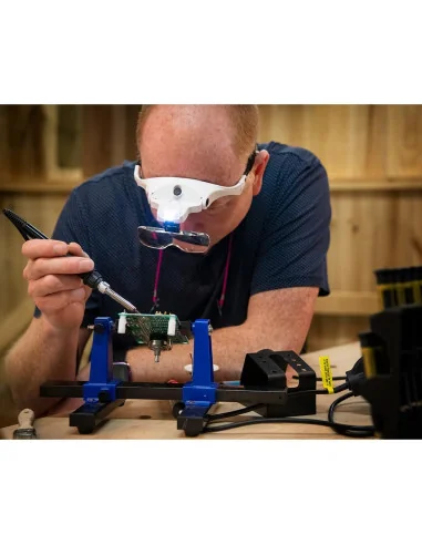 Lightcraft LED Magnifier Spectacles & Headband 🪚 Премиум оборудване за дървообработка | JetTools.bg