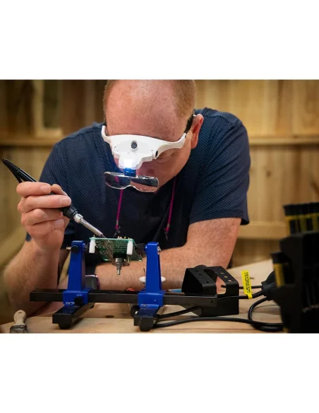 Lightcraft LED Magnifier Spectacles & Headband 🪚 Премиум оборудване за дървообработка | JetTools.bg