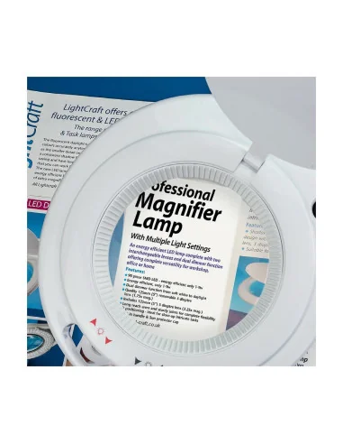 LightCraft LED Professional Magnifier Lamp with Multiple Light Setting 🪚 Premium Woodworking Equipment | JetTools.bg