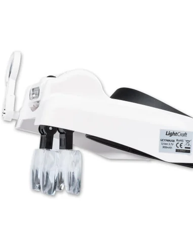 Lightcraft Professional LED Headband Magnifier 🪚 Премиум оборудване за дървообработка | JetTools.bg