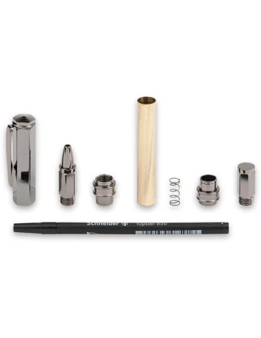 Magnetic Vertex Gun Metal Rollerball Pen Kit 🪚 Премиум оборудване за дървообработка | JetTools.bg