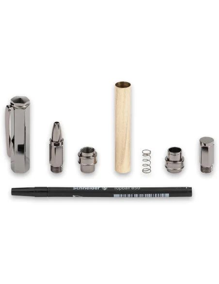 Magnetic Vertex Gun Metal Rollerball Pen Kit 🪚 Премиум оборудване за дървообработка | JetTools.bg