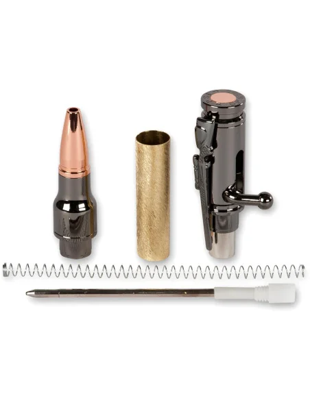 Mini Gun Metal Bolt Action Pen Kit 🪚 Премиум оборудване за дървообработка | JetTools.bg