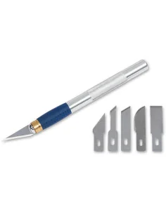 ModelCraft Soft Grip No. 2 Craft Knife Set - 7pcs 🪚 Премиум оборудване за дървообработка | JetTools.bg