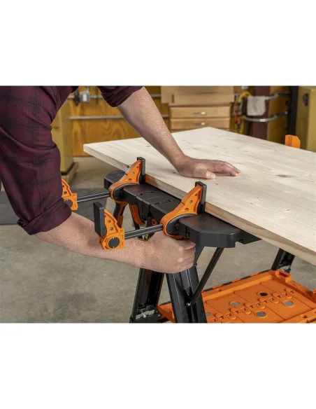 Pony Pro E‑Z Clamp™ Heavy Duty Folding Worktable 🪚 Премиум оборудване за дървообработка | JetTools.bg