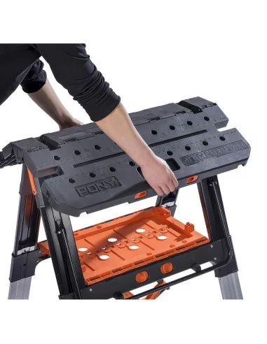 Pony Pro E‑Z Clamp™ Heavy Duty Folding Worktable 🪚 Премиум оборудване за дървообработка | JetTools.bg