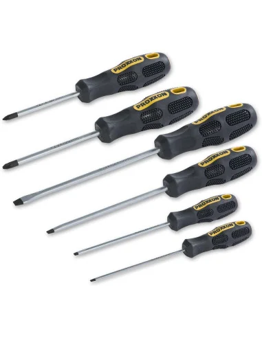 PROXXON 6 Piece Screwdriver Set - Pozi & Slotted 🪚 Premium Woodworking Equipment | JetTools.bg
