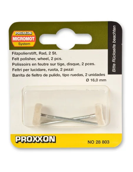 PROXXON Felt Tip Wheel (Pkt 2) 🪚 Premium Woodworking Equipment | JetTools.bg