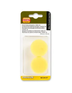 PROXXON Medium Yellow Polishing Sponges - (Pkt 2) 🪚 Premium Woodworking Equipment | JetTools.bg