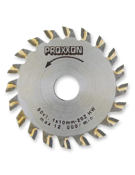 PROXXON TCT Saw Blade - 50mm x 1.1mm x 10mm 20T 🪚 Premium Woodworking Equipment | JetTools.bg