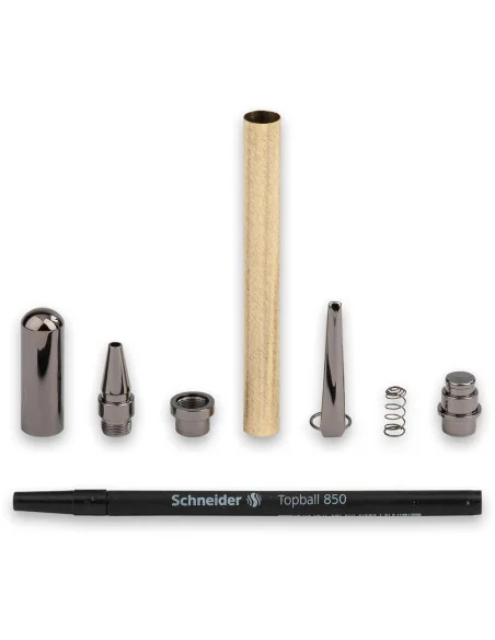 Rollester Rollerball Pen Kit - Gunmetal 🪚 Premium Woodworking Equipment | JetTools.bg