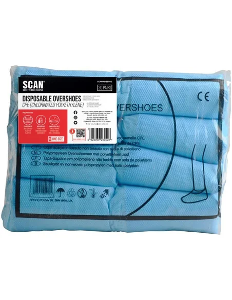 Scan Disposable Overshoes (20 pairs) 🪚 Premium Woodworking Equipment | JetTools.bg