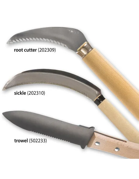 Set of 3 Japanese Garden Tools - Cutter, Sickle and Trowel 🪚 Premium Woodworking Equipment | JetTools.bg