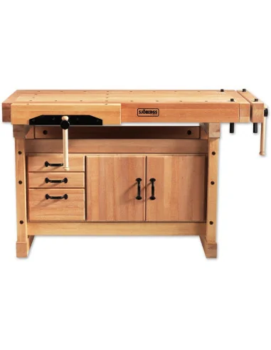 Дърводелски тезгях Sjobergs Elite 1500 Workbench & Storage Unit SM03 🪚 Премиум оборудване за дървообработка | JetTools.bg